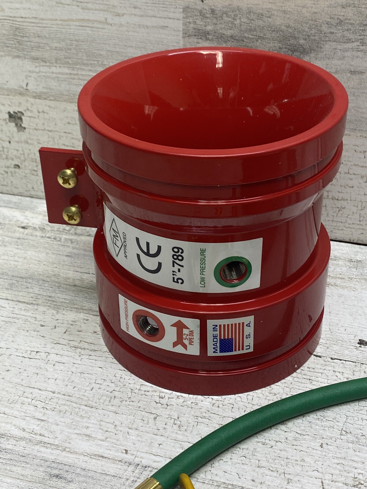 Global Vision GVI 5” Fire Pump Flow Test Meter New in Box
