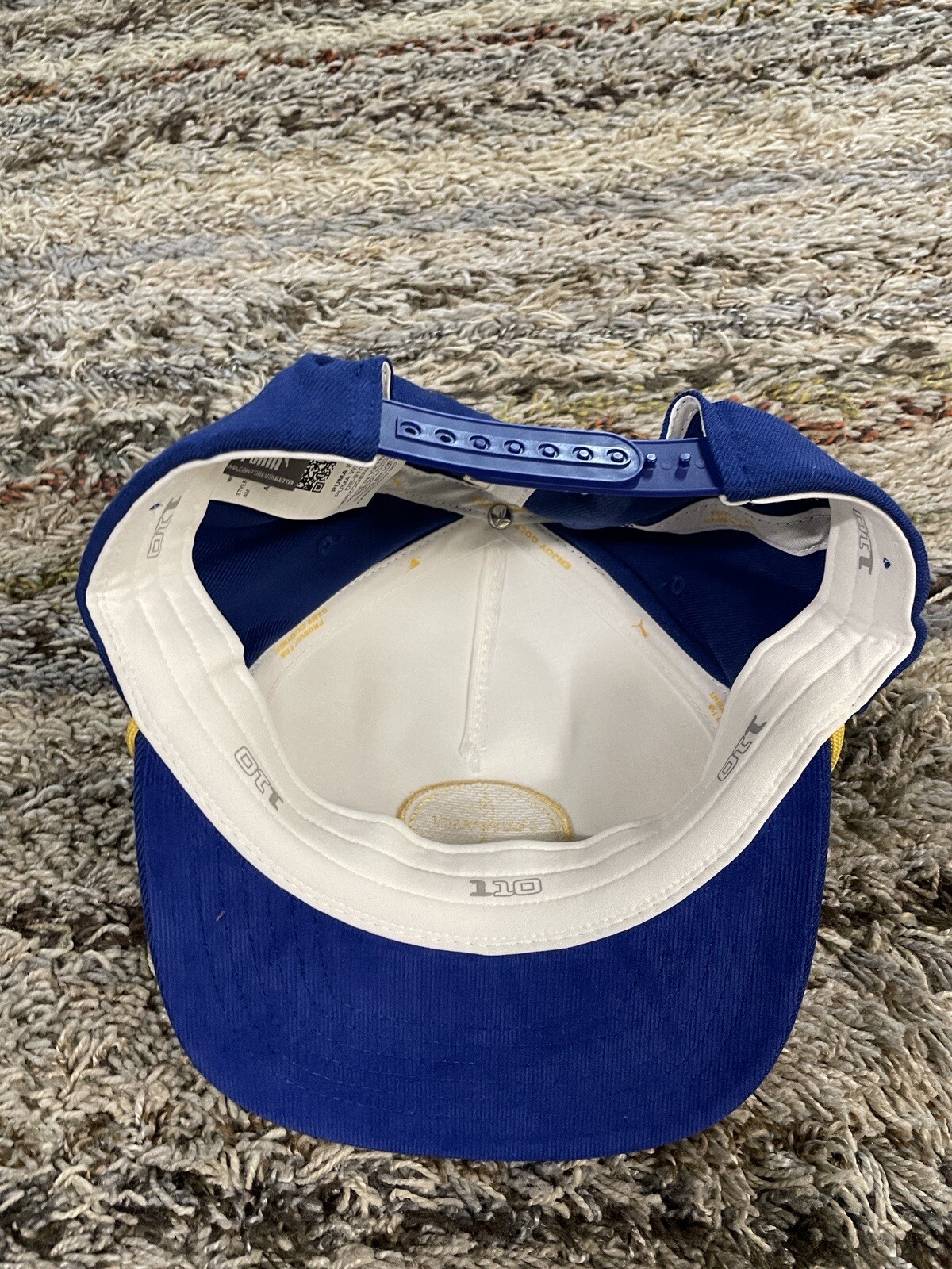 Puma Golf Only You Can Prevent Bogeys Rope Snapback Hat Cap Blue White OSFM $40