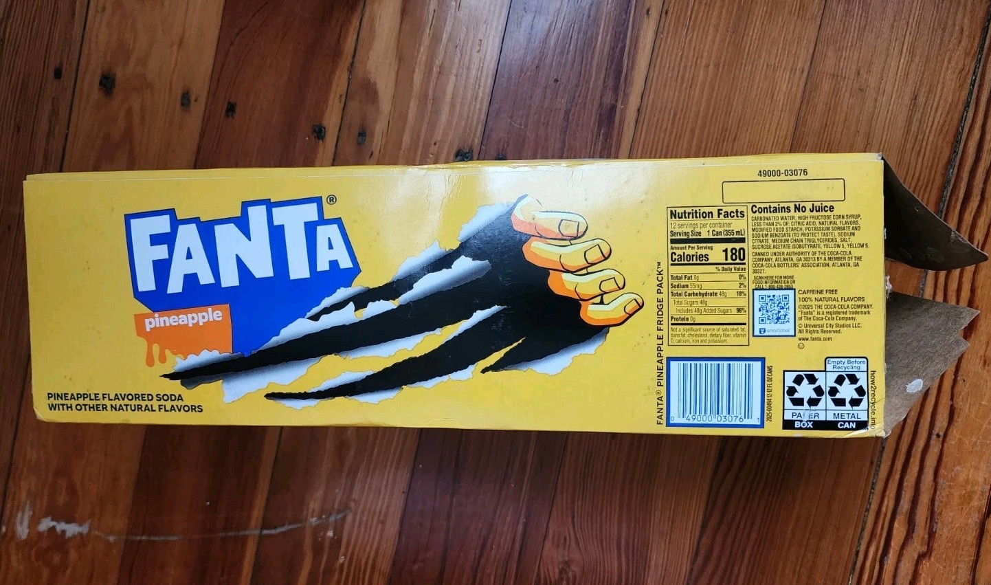 Fanta Halloween 2 (2025) (12 pack) Michael Myers , Pineapple EMPTY BOX ONLY
