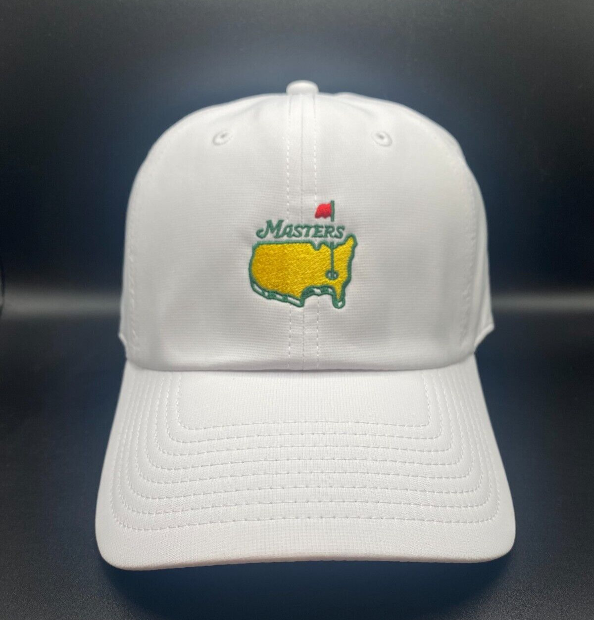 2025 Masters Logo White Tech Men's Golf Hat Augusta National Adjustable