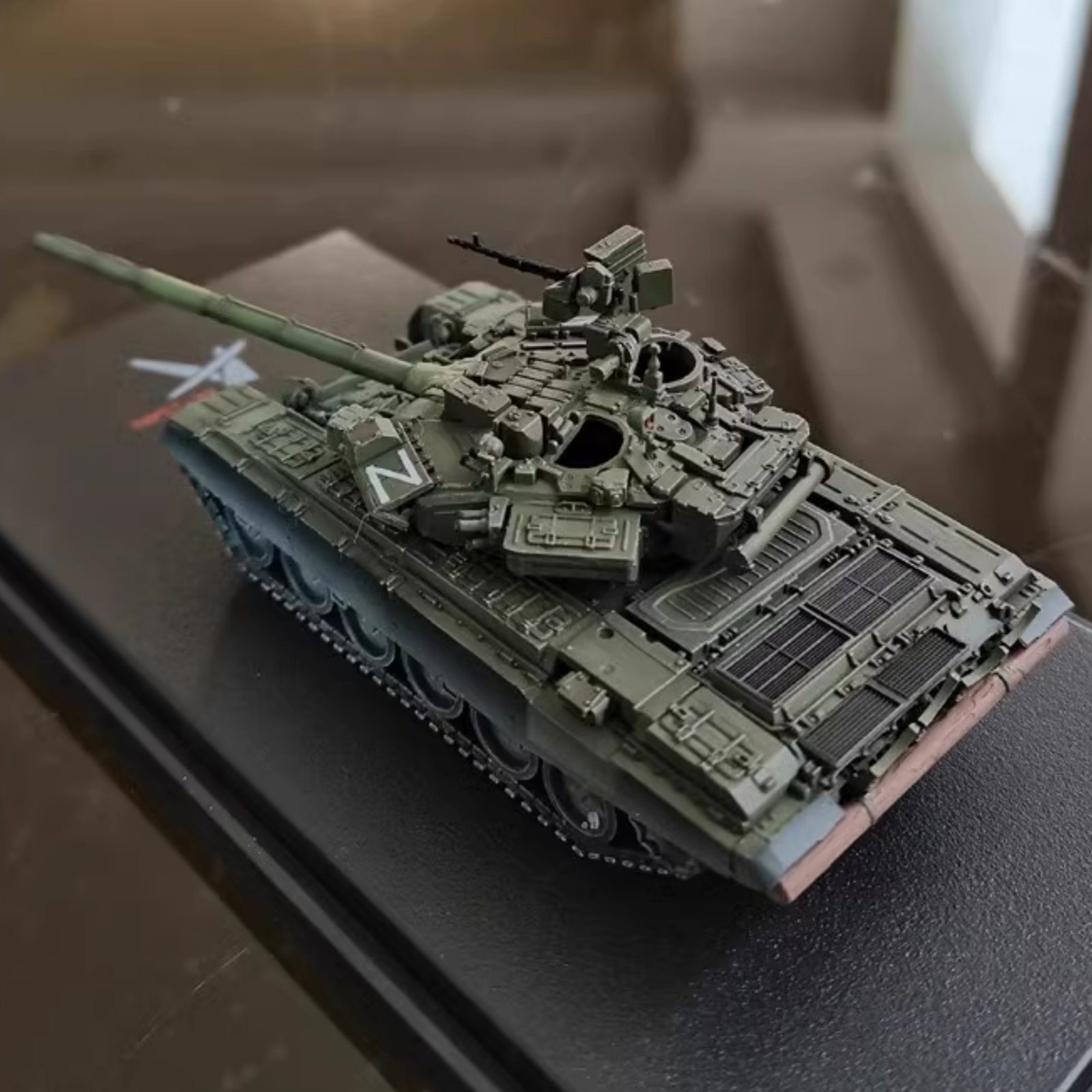 5.1in Russian Special Military Operations T-90A Main Battle Tank Model Assembly