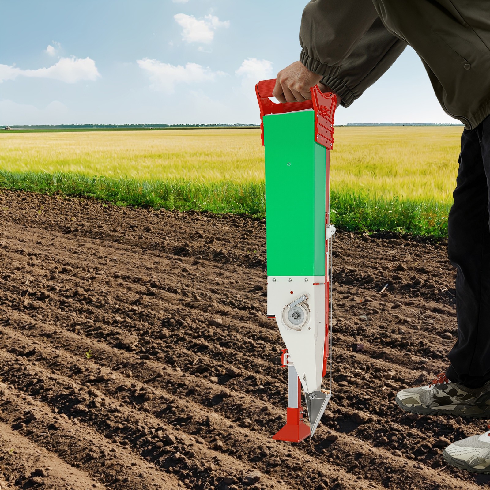 Handheld Corn Peanut Seeder Manual Seed Vegetable Planter Tool For 1-3 Seeds