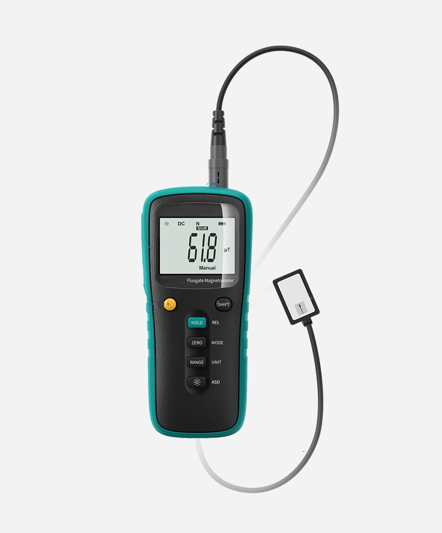 Single Axis Fluxgate Magnetometer USB Interface 0~± 2000μT Accuracy Class 2 ±2%