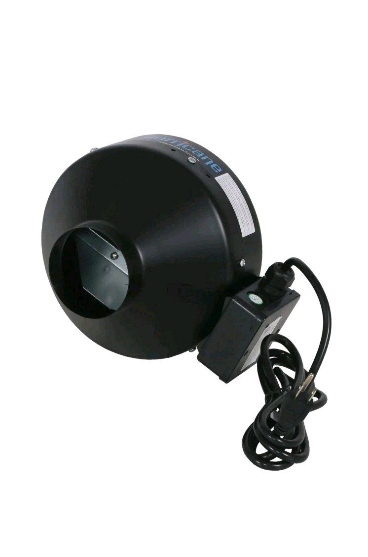 Hurricane Inline Fan 8” 745 CFM – High-Performance Duct Fan 120V