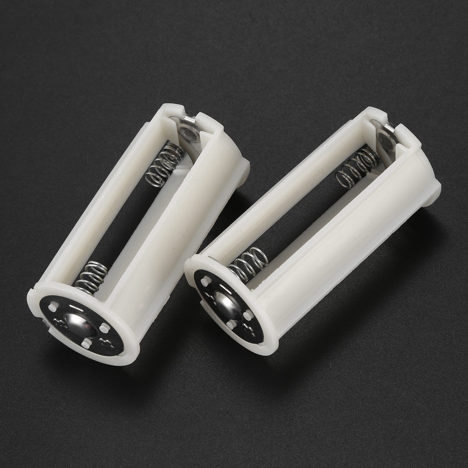 Serial Connection Cylindrical 3x 1.5V AA Battery Plastic Holder 5 Pcs E8P15099