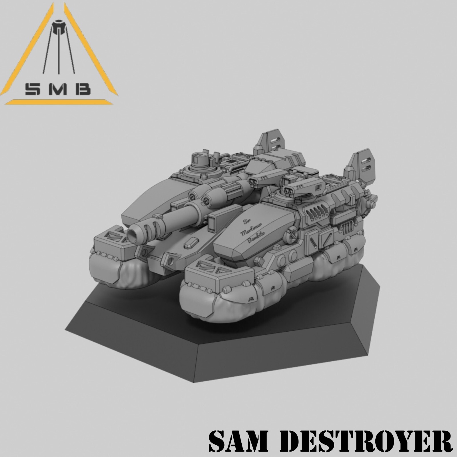 SAM DESTROYER X2 - Alternate Battletech Model - By Sir Mortimer Bombito