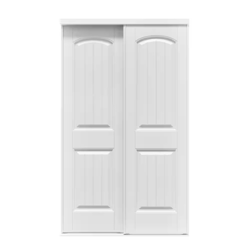 48 In. X 81 In. Cary White Prefinished Hardboard Panels Steel Framed Interior Sl
