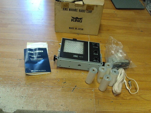New Old Stock King Marine Radio Co Model 1011 Fish Finder Original Box S19