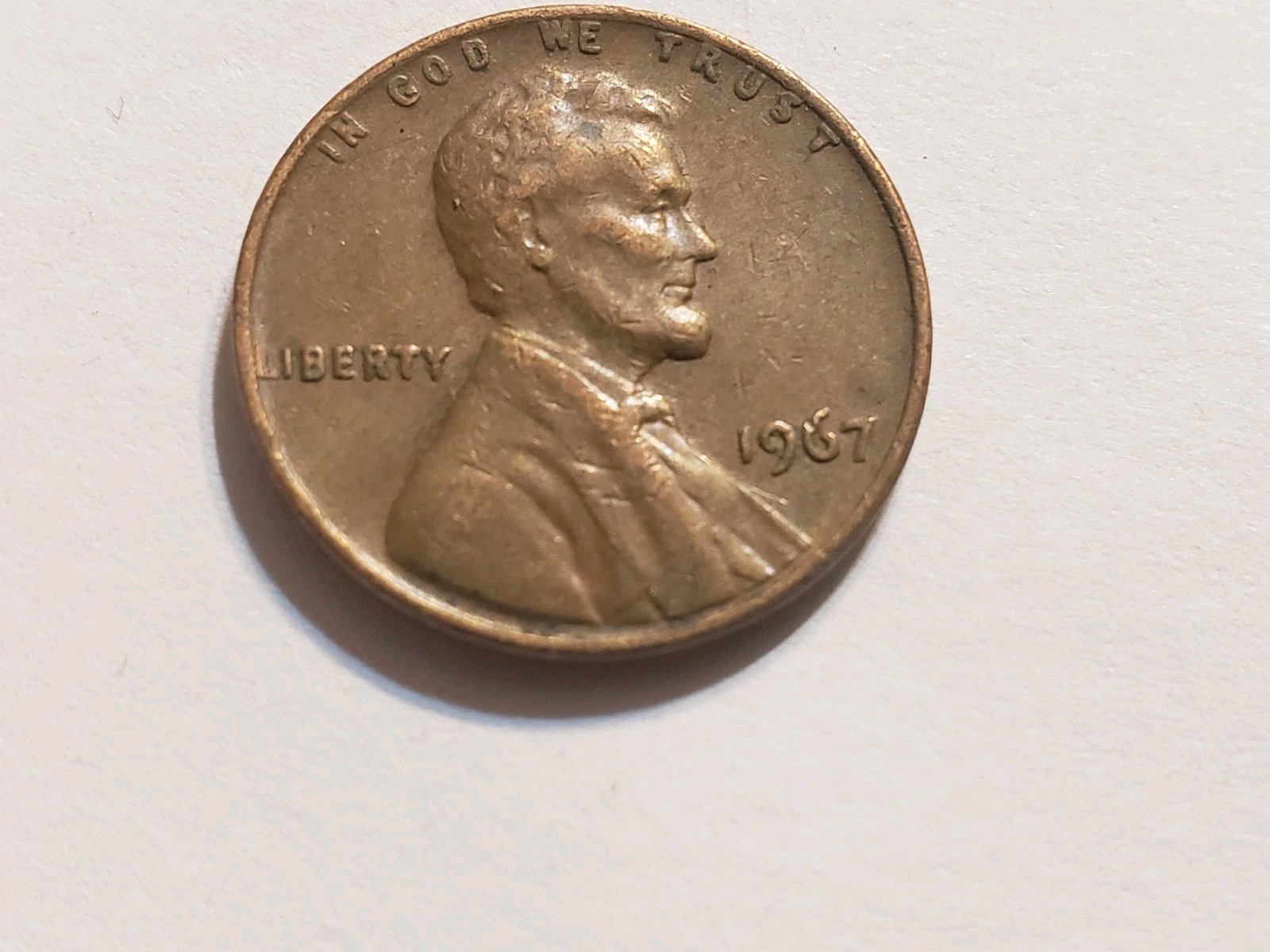 1967 No Mint Mark Lincoln Penny