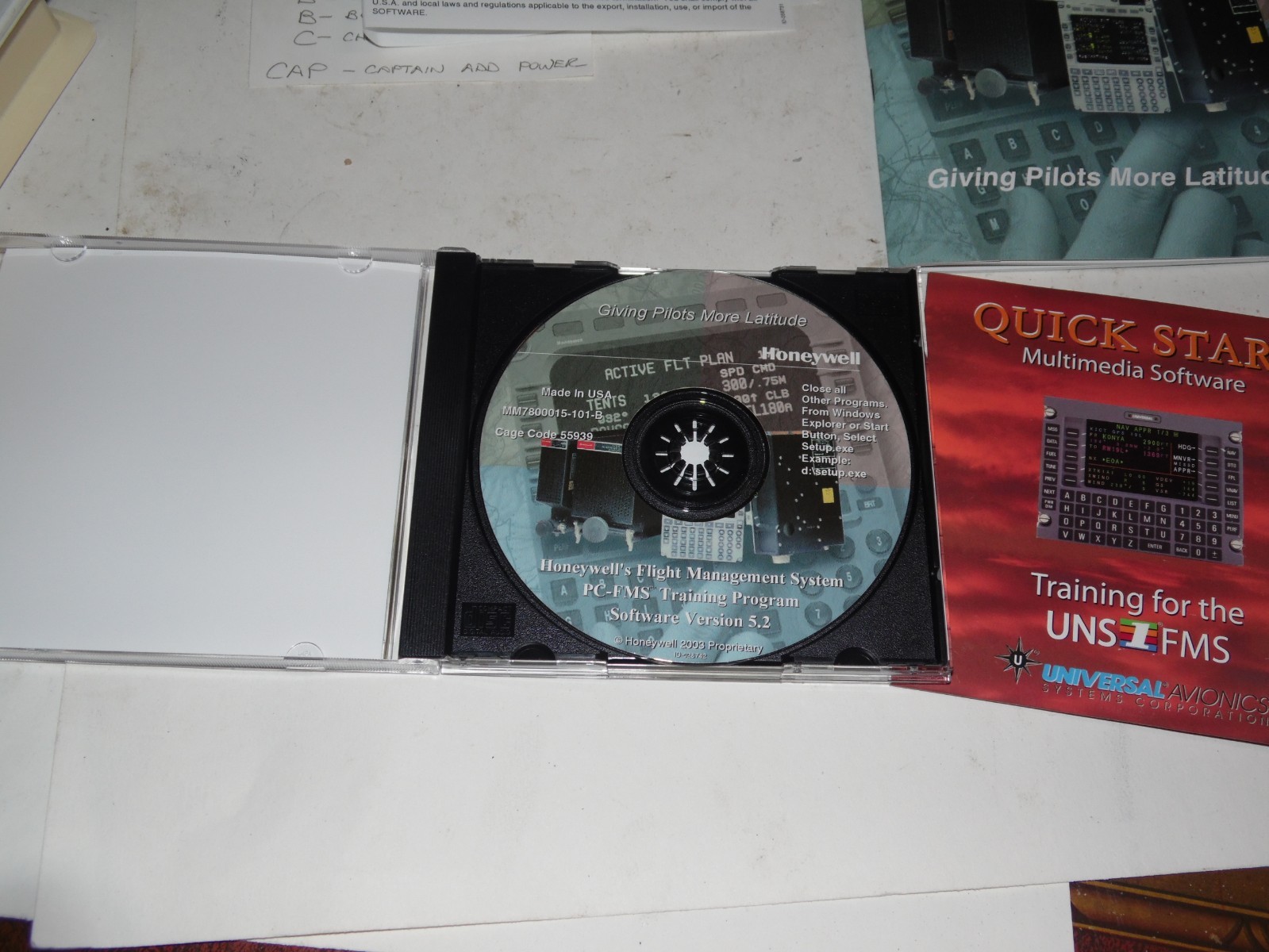 Honeywell Flight Management System PC-FMS Training Program Version 5.2