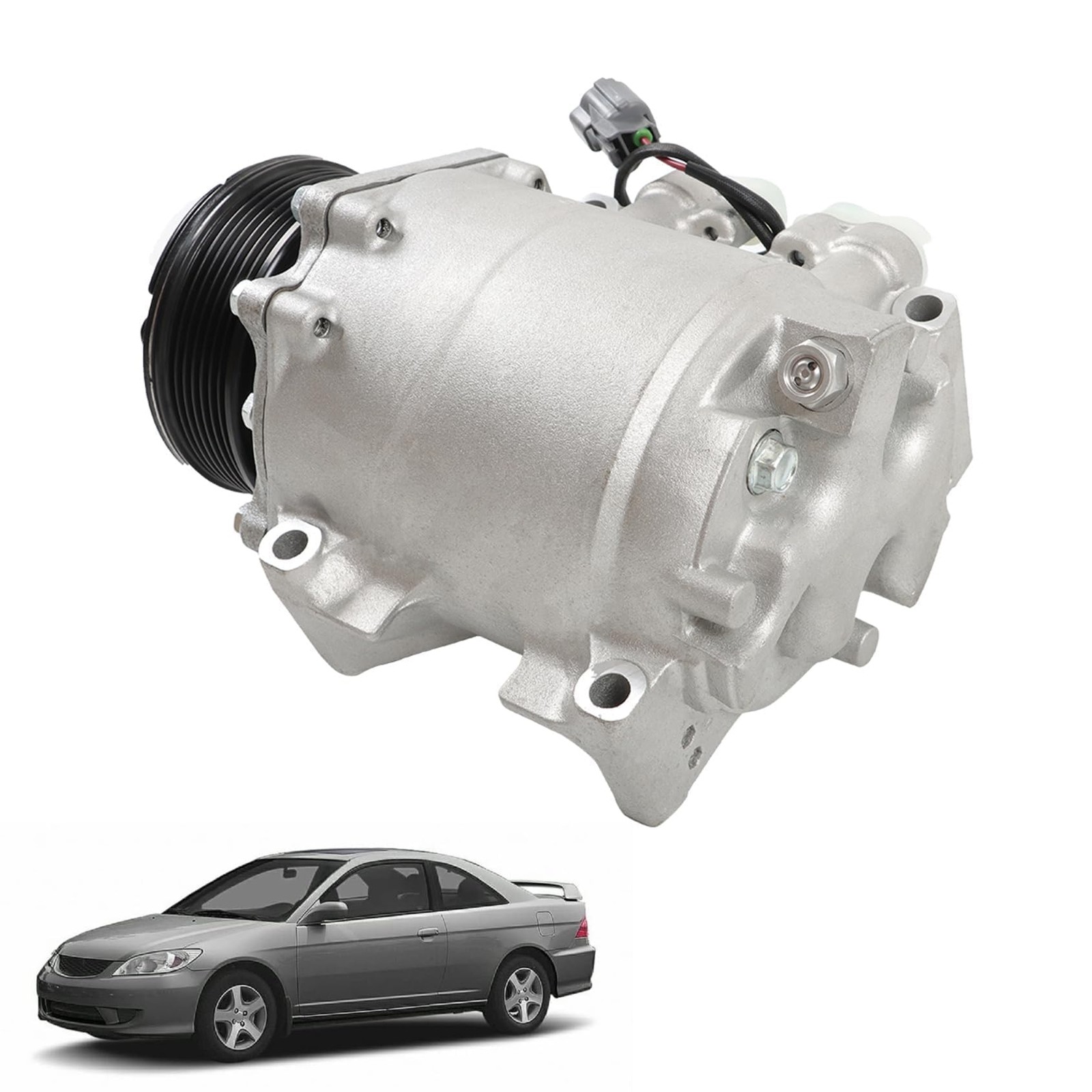 A/C Compressor with Clutch RSX 2002-2006 Civic Si 2002-2005