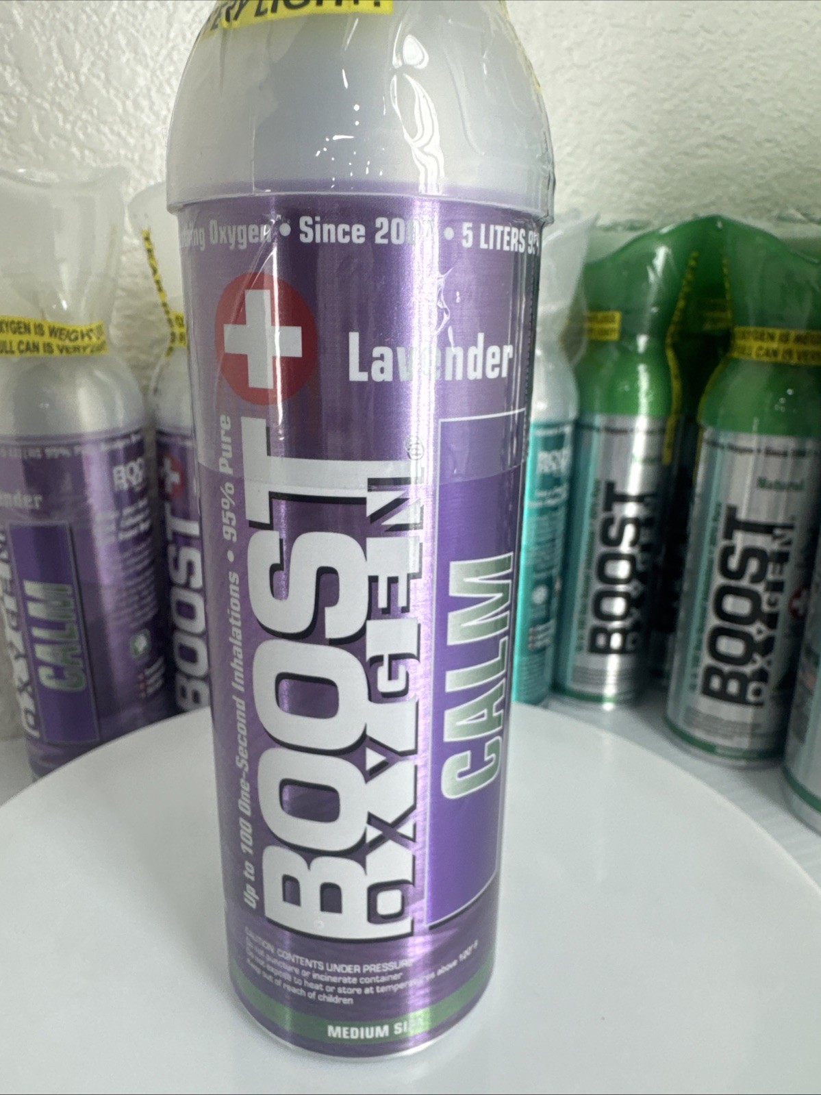 Boost Oxygen Energy Calm Lavender 5 Liter Canister Respiratory