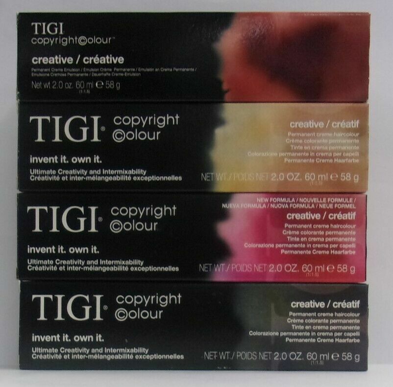 TIGI Creative Permanent Creme Hair Color  2oz NIB  BL Pay One Shipping Price