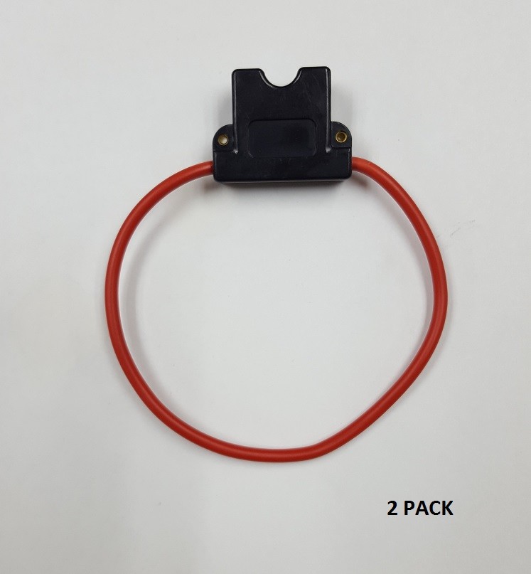 2 PACK - ATC FUSEHOLDERS 14 AWG / GAUGE - ECONPOMY NO COVER # FH14-2PK