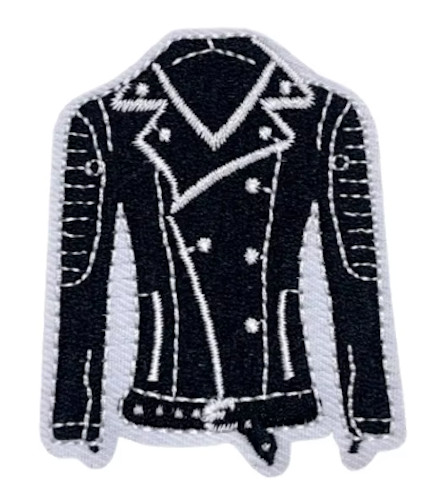 ROCK N ROLL  - JACKET - HEAVY METAL - PUNK ROCK - Embroidered Iron-On Patch