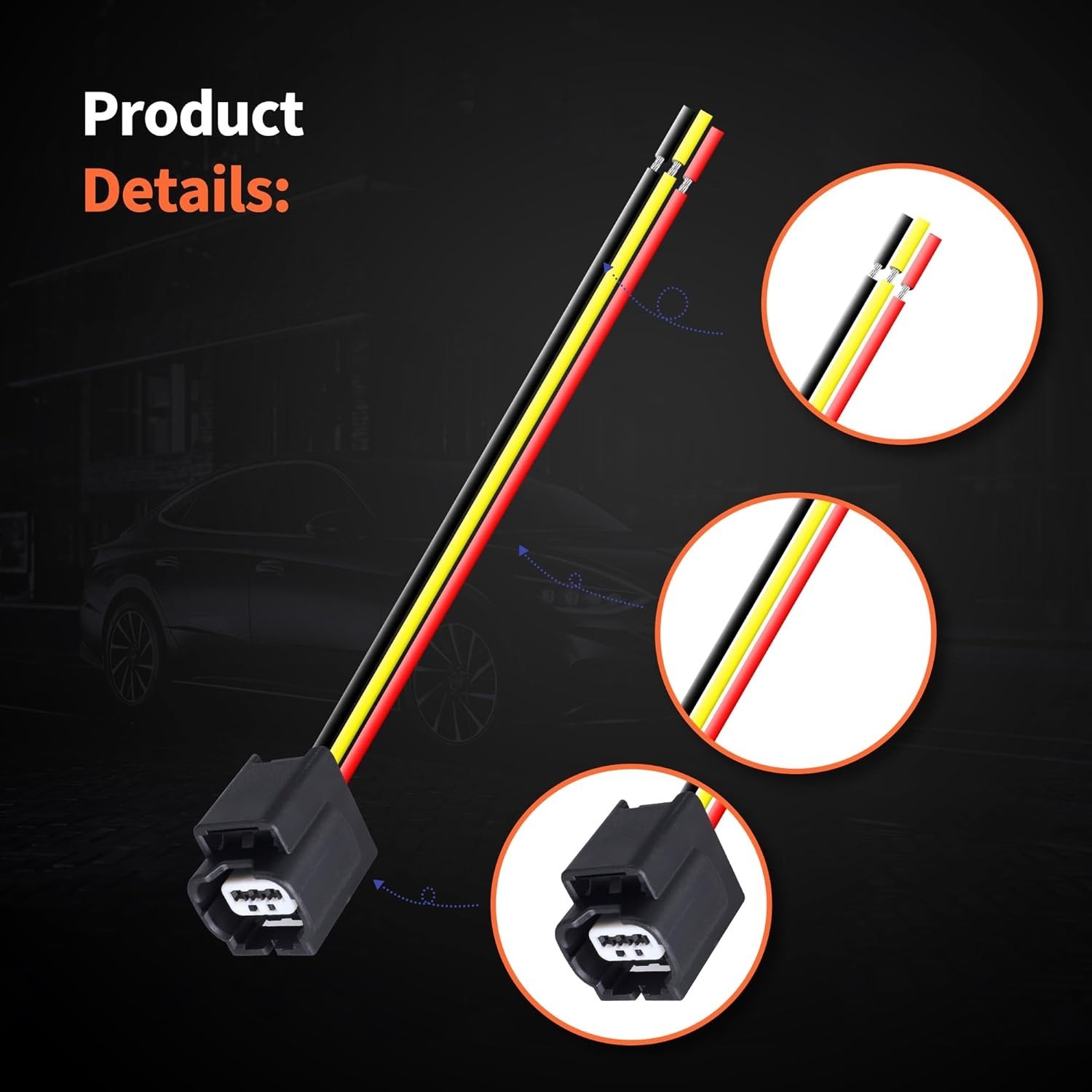 Genuine Replacement Battery Current Sensor Harness for Honda Accord 2013-2017