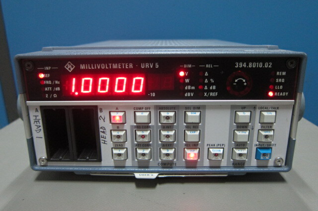 Rohde & Schwarz (R&S) URV5 Millivoltmeter, 394.8010.02