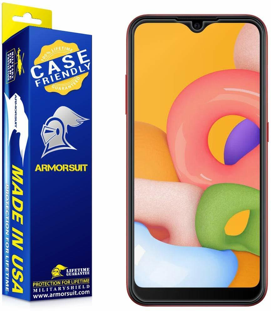 [2-Pack] ArmorSuit Samsung Galaxy A01 (Case Friendly) Matte Screen Protector