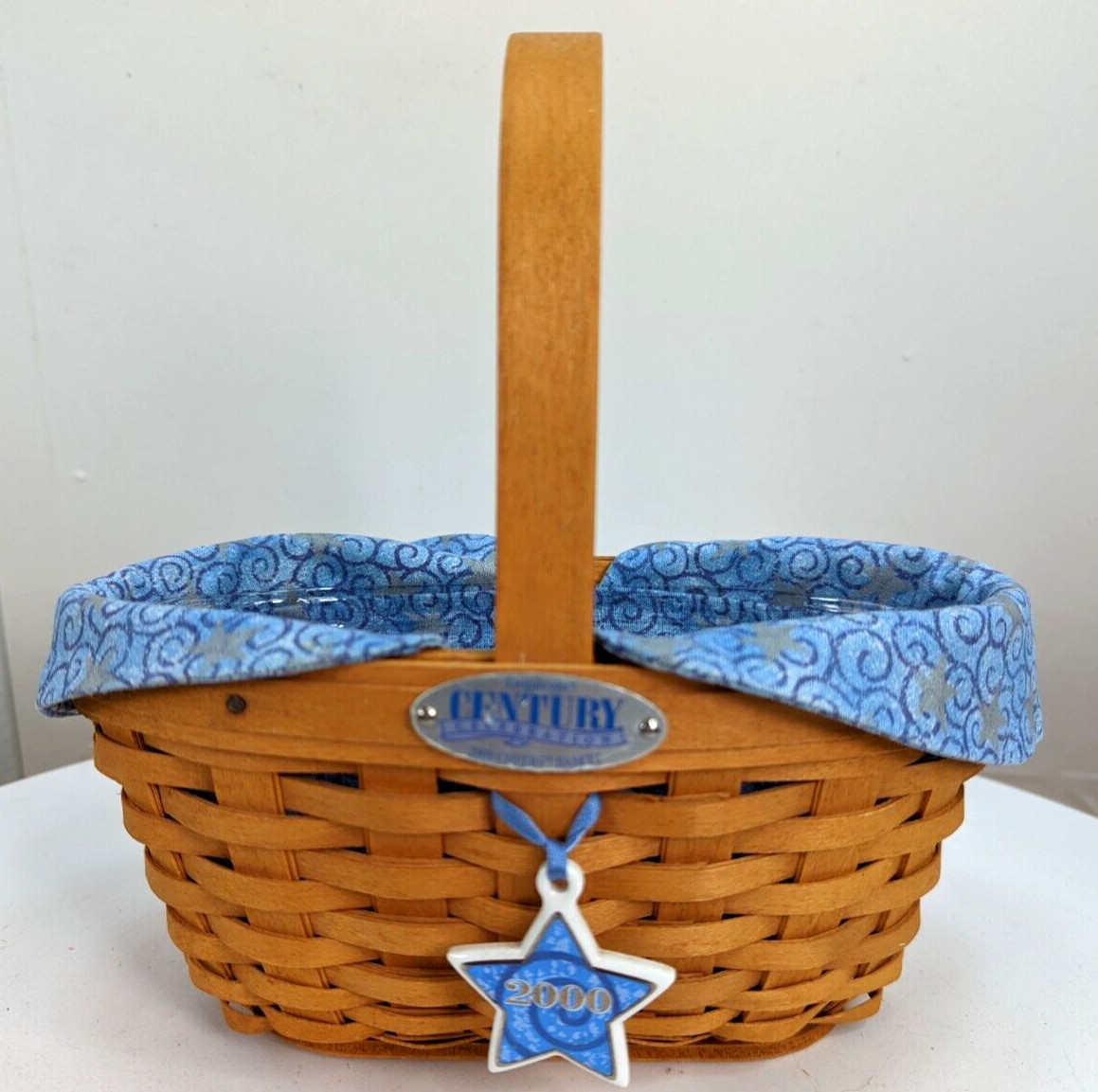 Longaberger 2000 Century Celebration Hostess Combo w/Tie on Basket