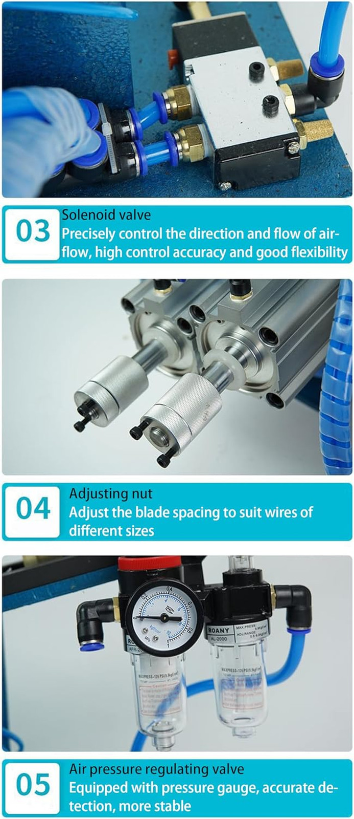 Pneumatic Wire Stripping Machine,Wire Stripper Machine,Efficient Cable Peeling M