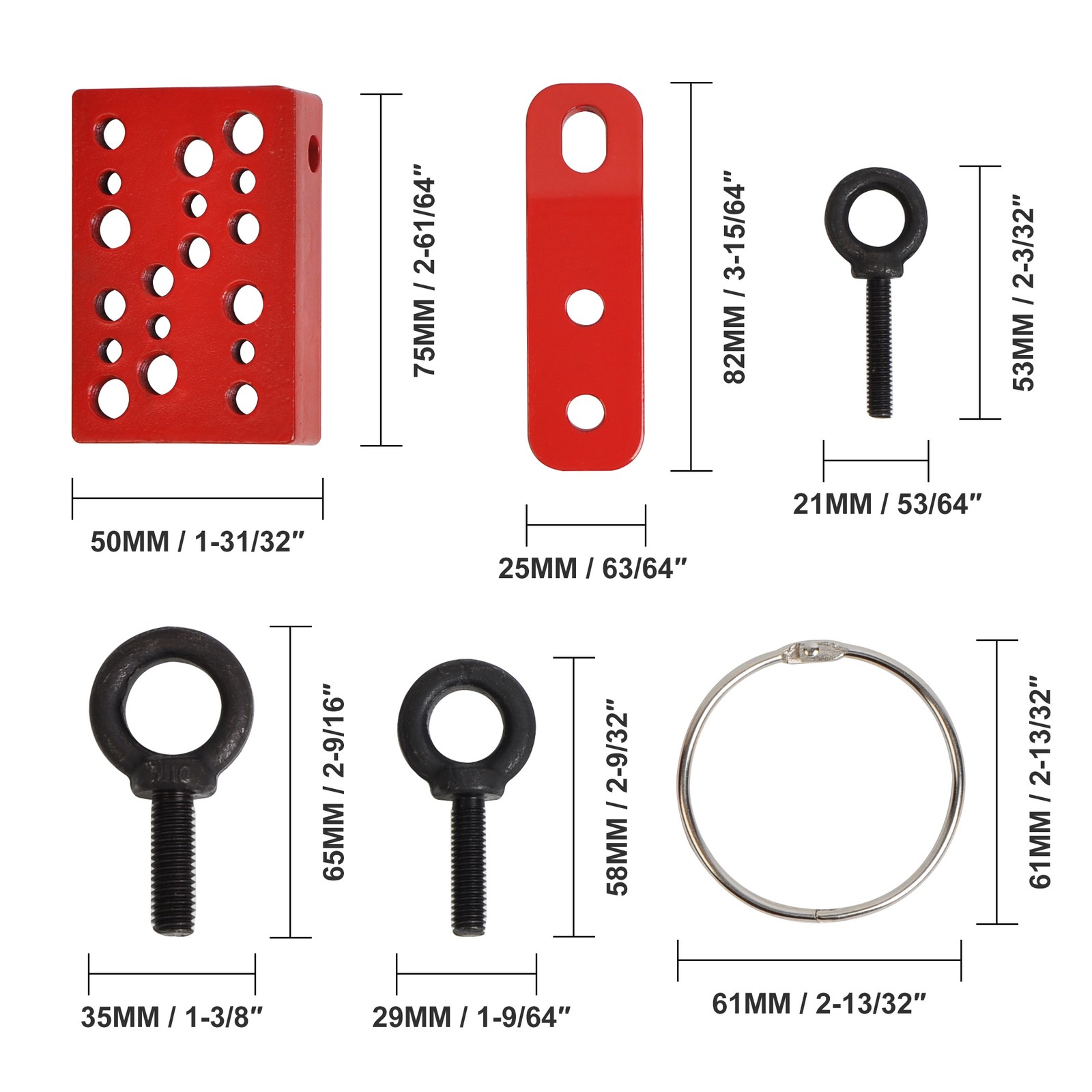 Compact Portable Car Dent Puller Tool Kit with Adjustable Bolts (6mm/8mm/10mm)