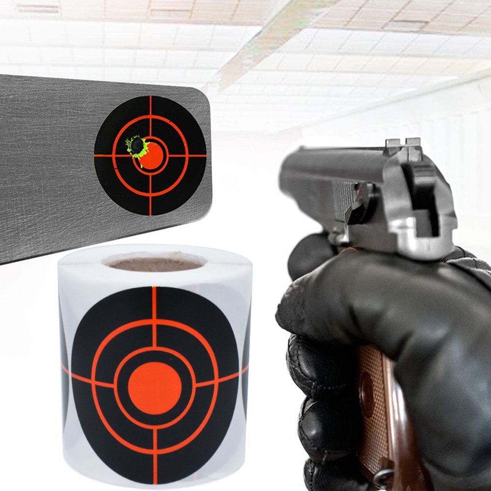 300Pcs Shooting Targets Splatter Reactive Stickers 3" Self Adhesive Shoot Target