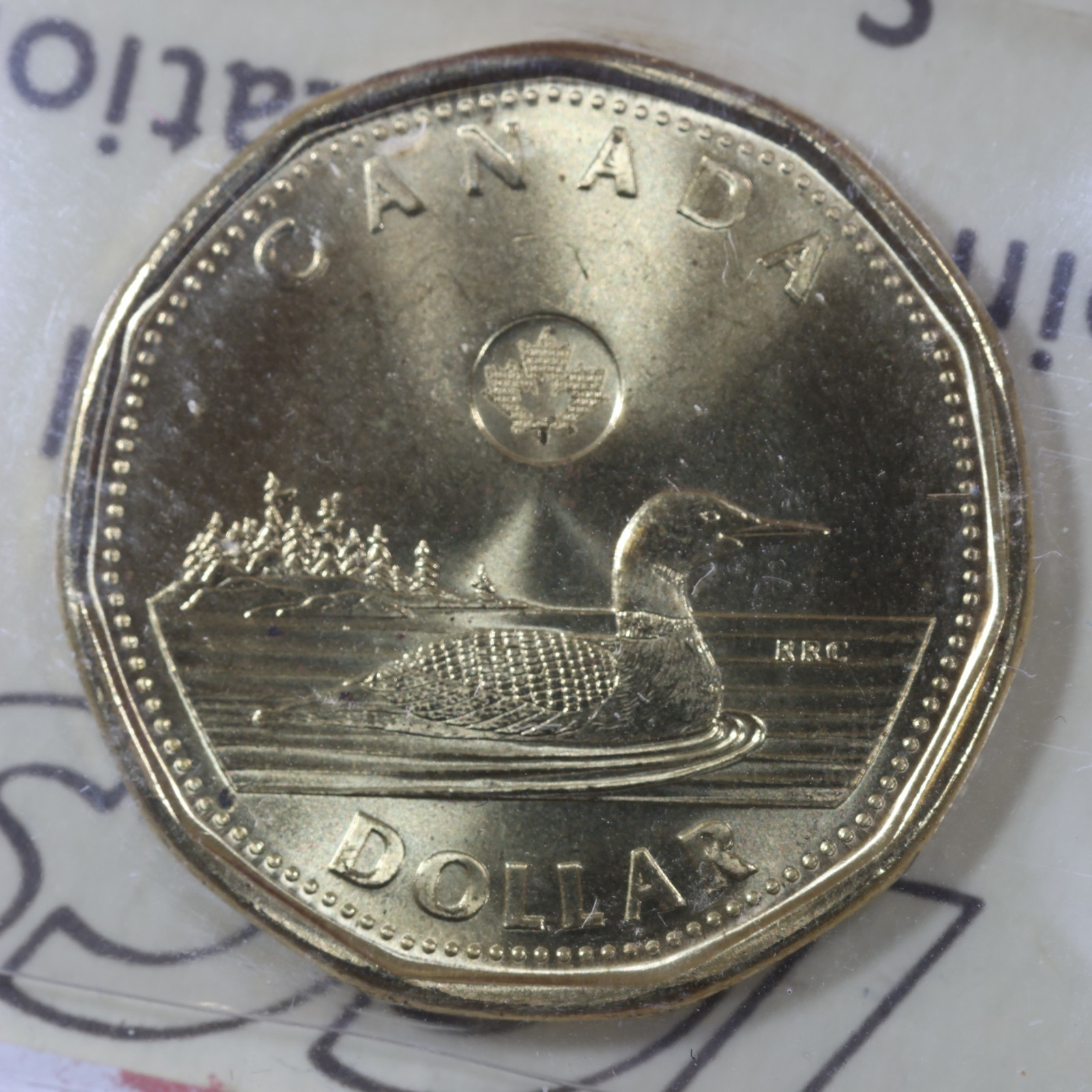 2016 Canada (Queen Elizabeth II) Dollar (Loon) - ICCS MS66