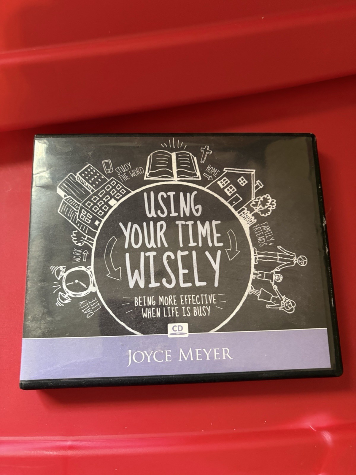 Joyce Meyer Using Your Time Wisely CD Audio Religious Educational. Set of 4 CD.