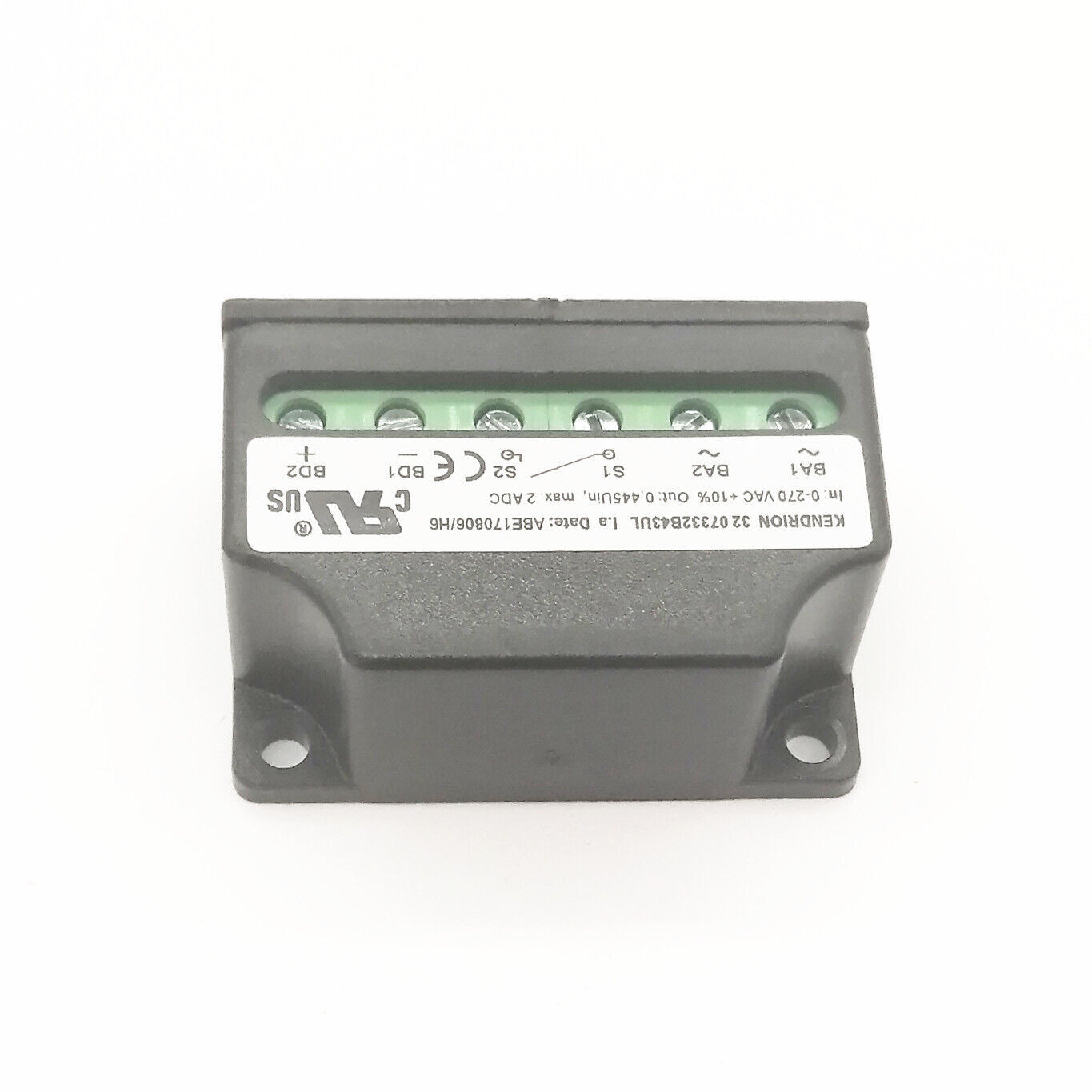 32 07332B43UL Half Wave Rectifier For KENDRION 0-270VAC+10% 0.445Uin Max2ADC