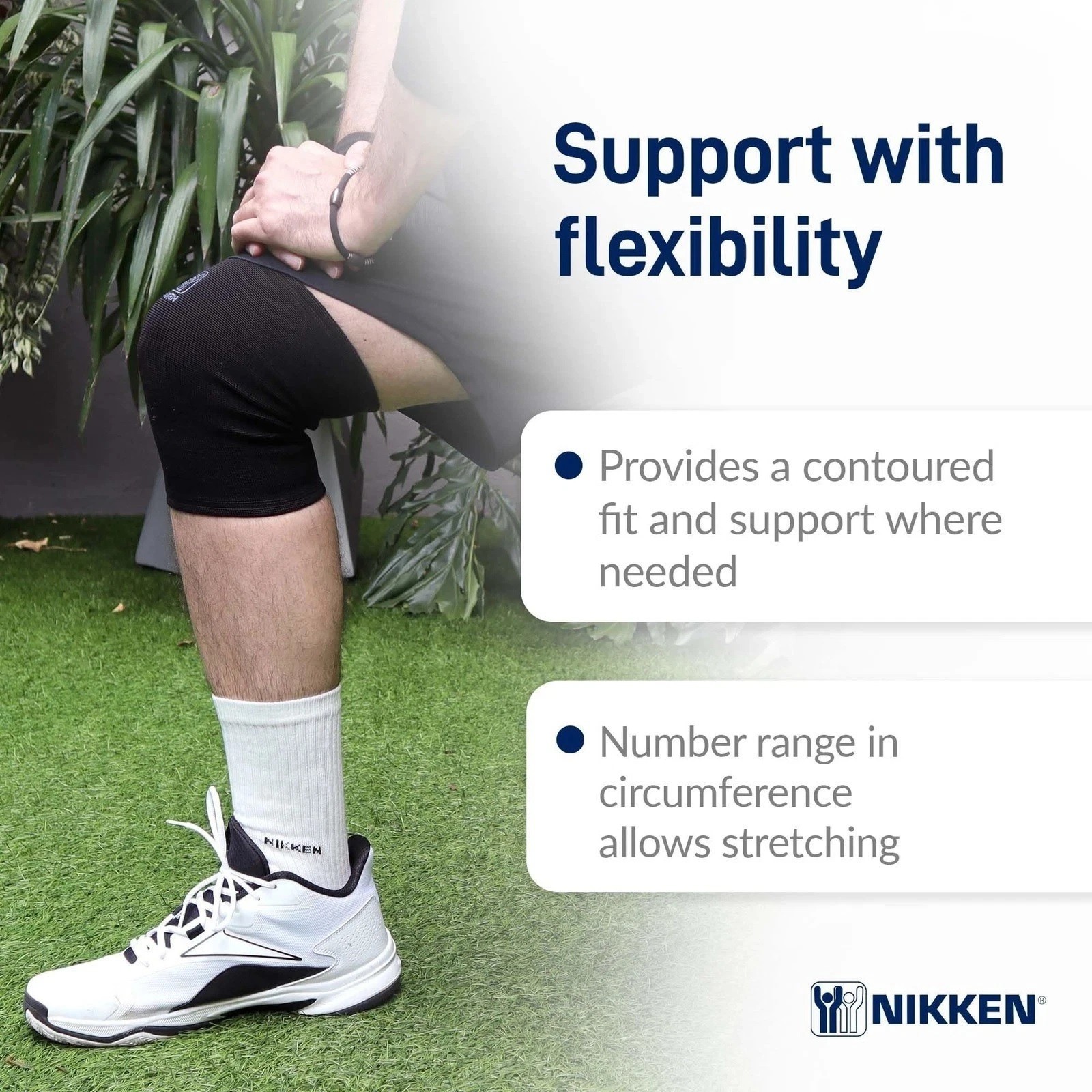 Nikken KenkoTherm® Knee Wrap (All Size) - Knee Support Washable - New in Box🔥🔥