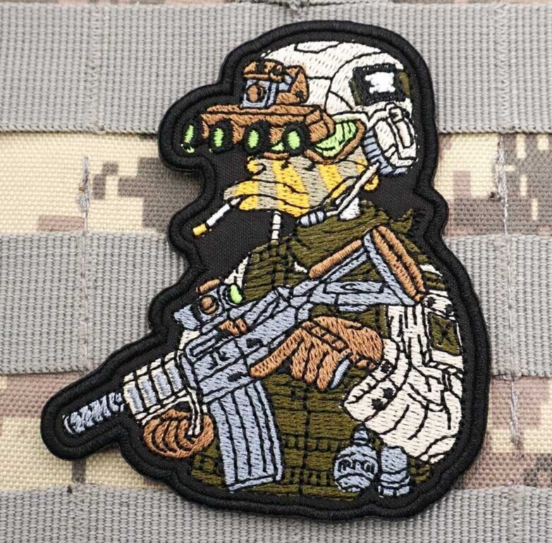 Tactical Duck, not Donald, Funny & Sarcastic Tactical Morale Patch Hook & Loop