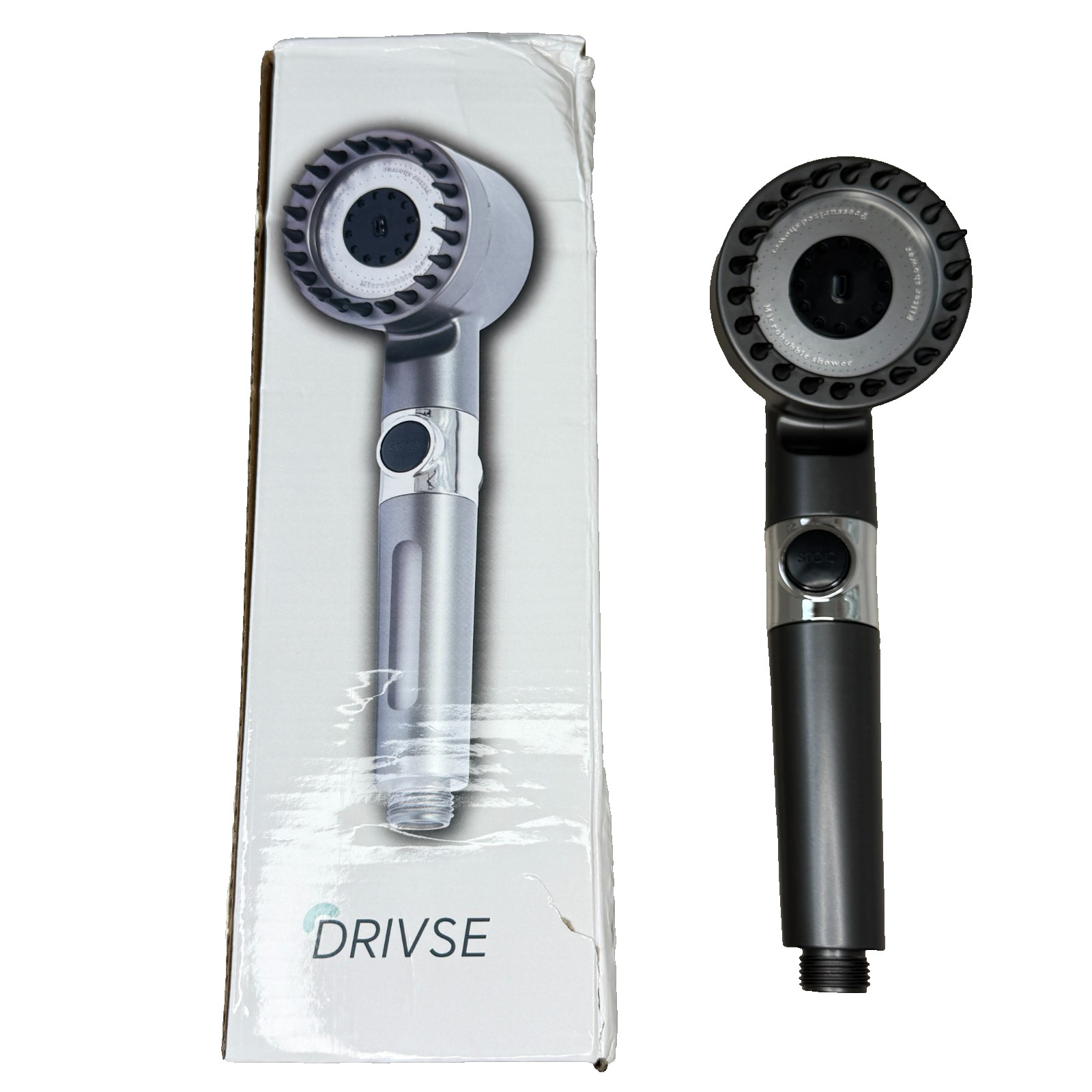 Drivse Iondrops Filtered Shower Head Spa-Like Shower-100% Clean Shower Water New