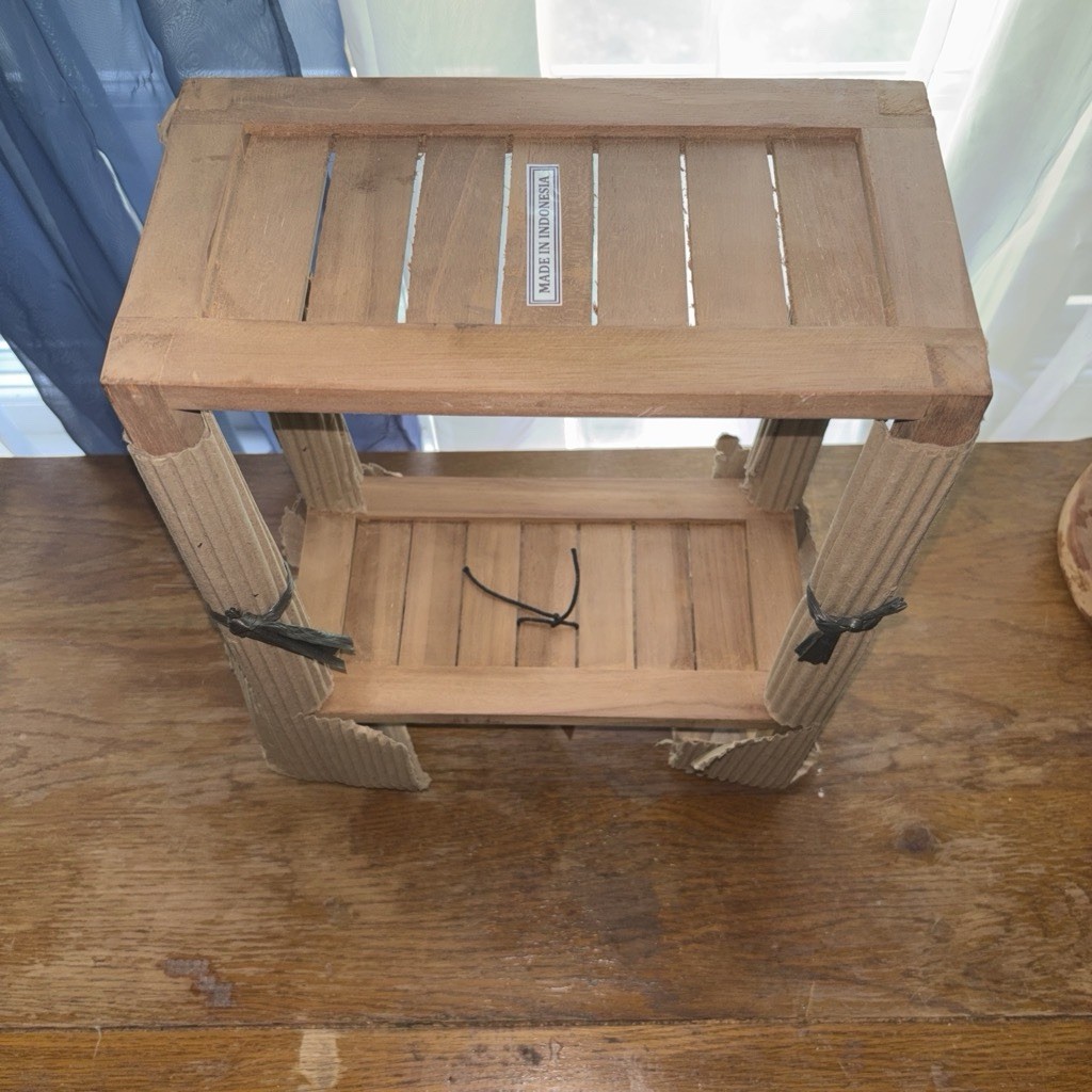 Teak Wood Rectangular Brown Mid-Century Modern- can be used for anything.