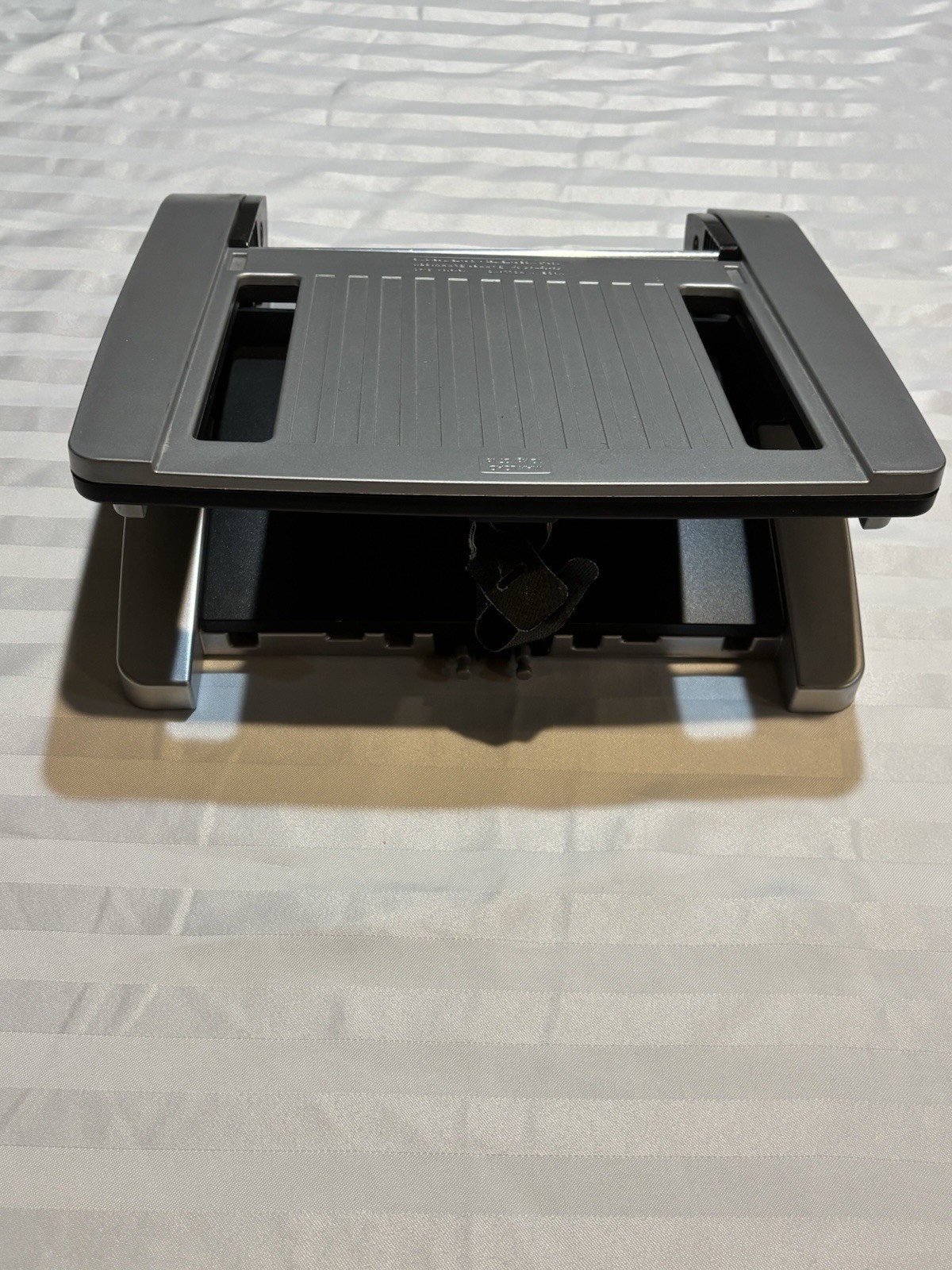 Bakker Elkhuizen Silver and Black Folding Laptop Stand
