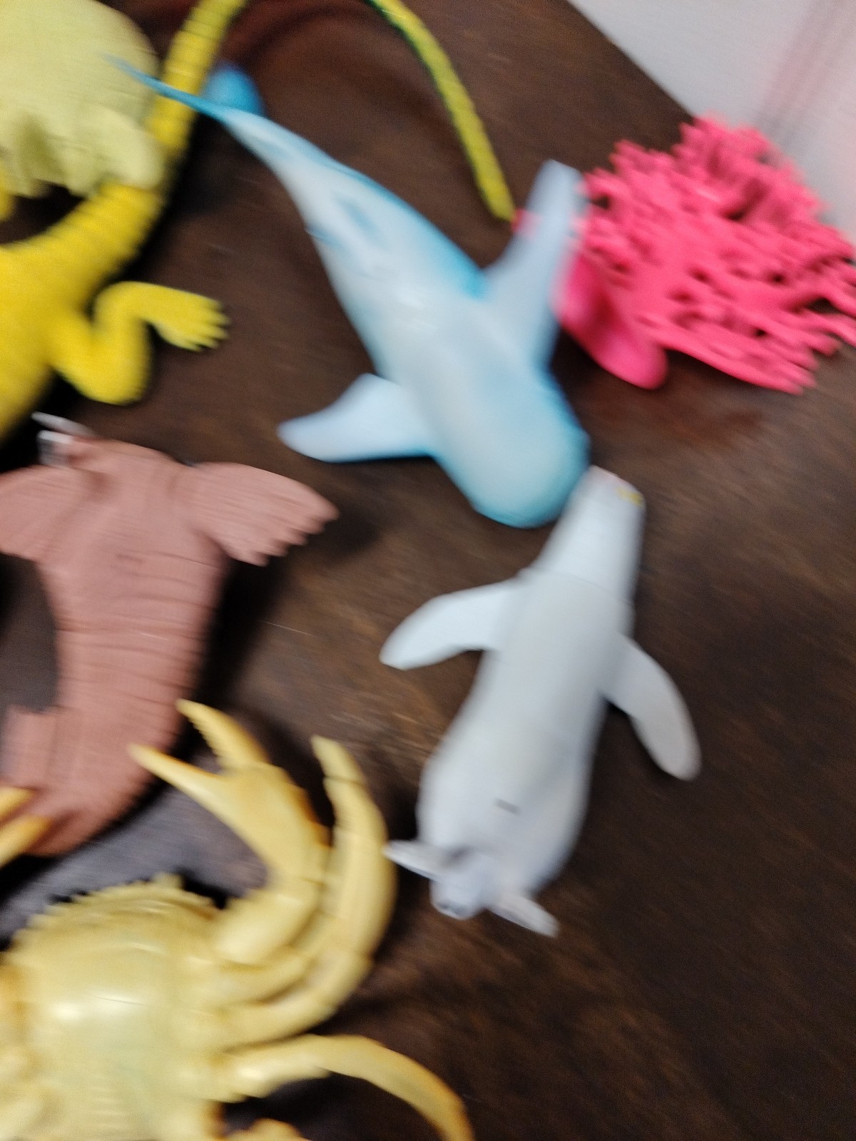 Marine Sea Life Figures Animals Creatures Ocean Toys Plastic Mixed Lot of 9