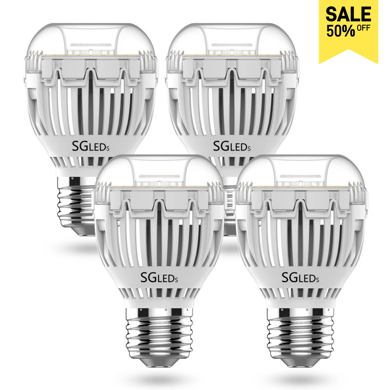 4pcs A15 LED Light Bulbs 130W Equiv. Energy Efficient 2000lm Bright Daylight