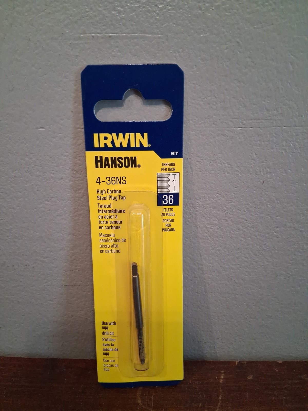 Irwin Hanson 4-36NS High Carbon Steel Plug Tap Irwin Hanson #8011 NIP
