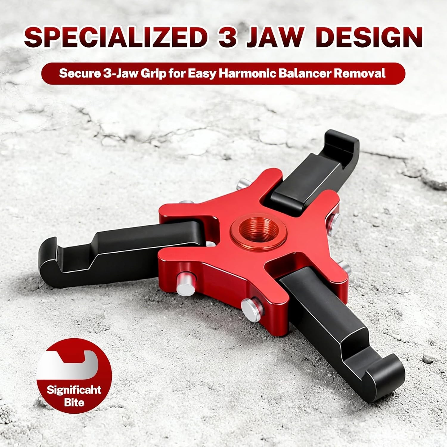 Professional-Grade Harmonic Balancer Puller Set for Chevy, Ford, and More