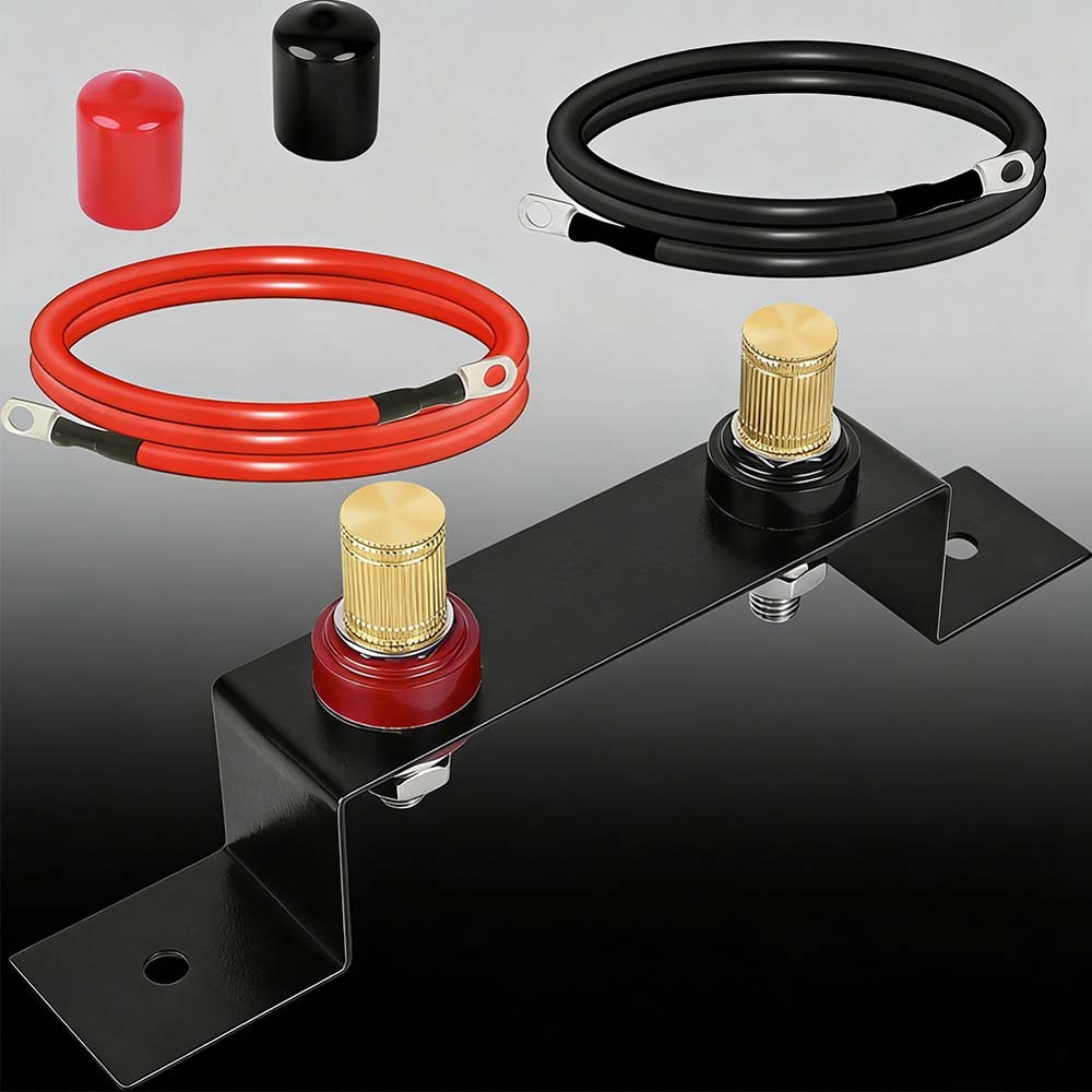 Remote Battery Terminal Relocation Kit Battery Jump Post For Can-Am for Polaris