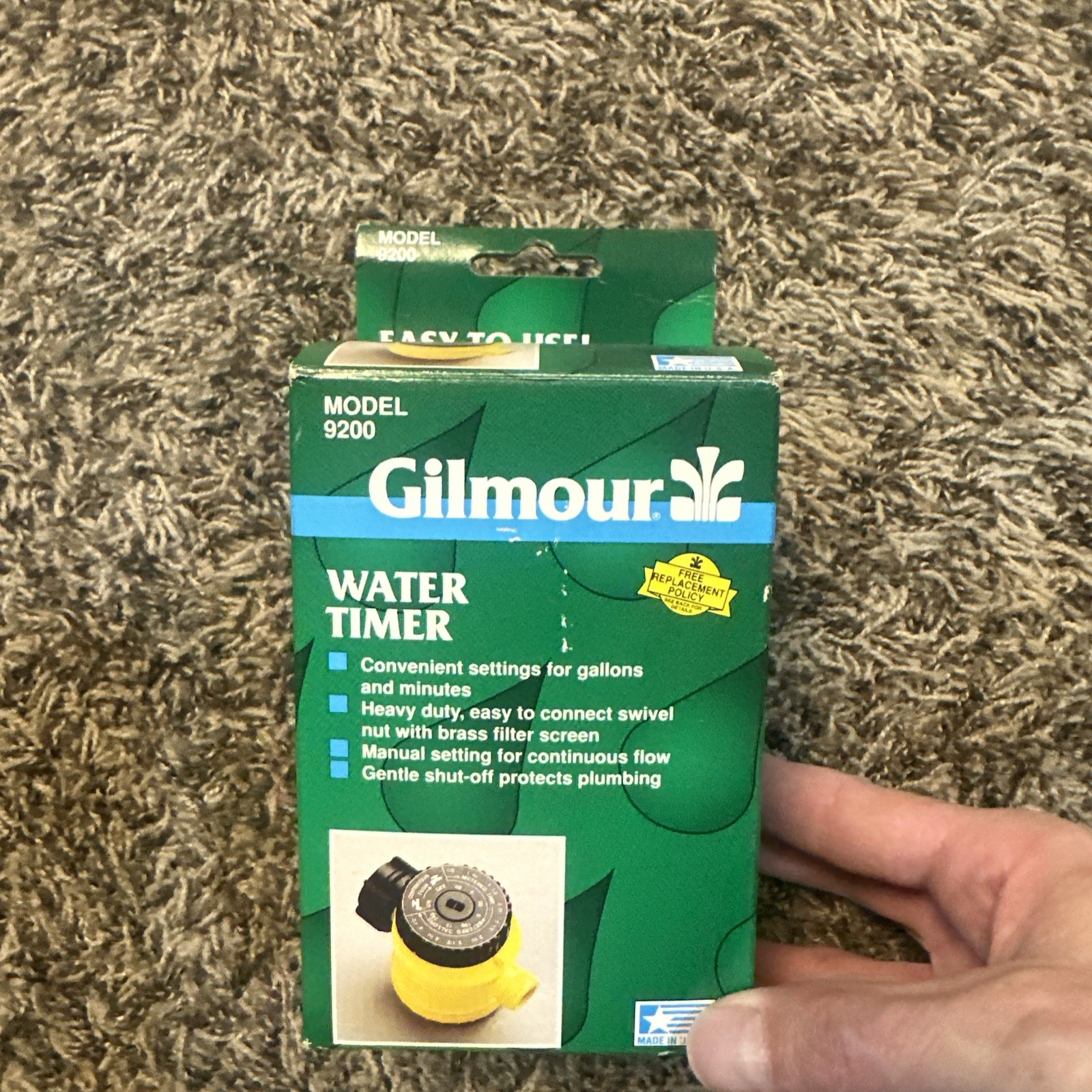 Gilmour Gardening Innovation Auto Shut Off Water Meter   # 9200 USA