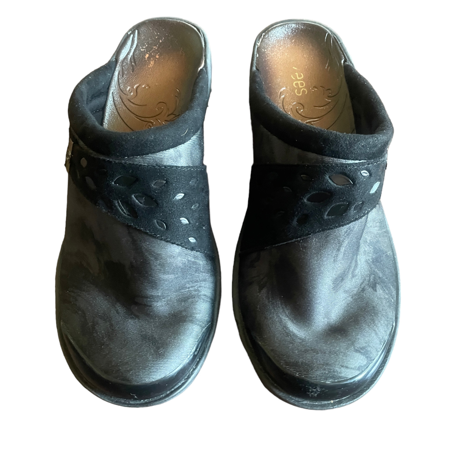 Seez  7 Black Clogs Slip On
