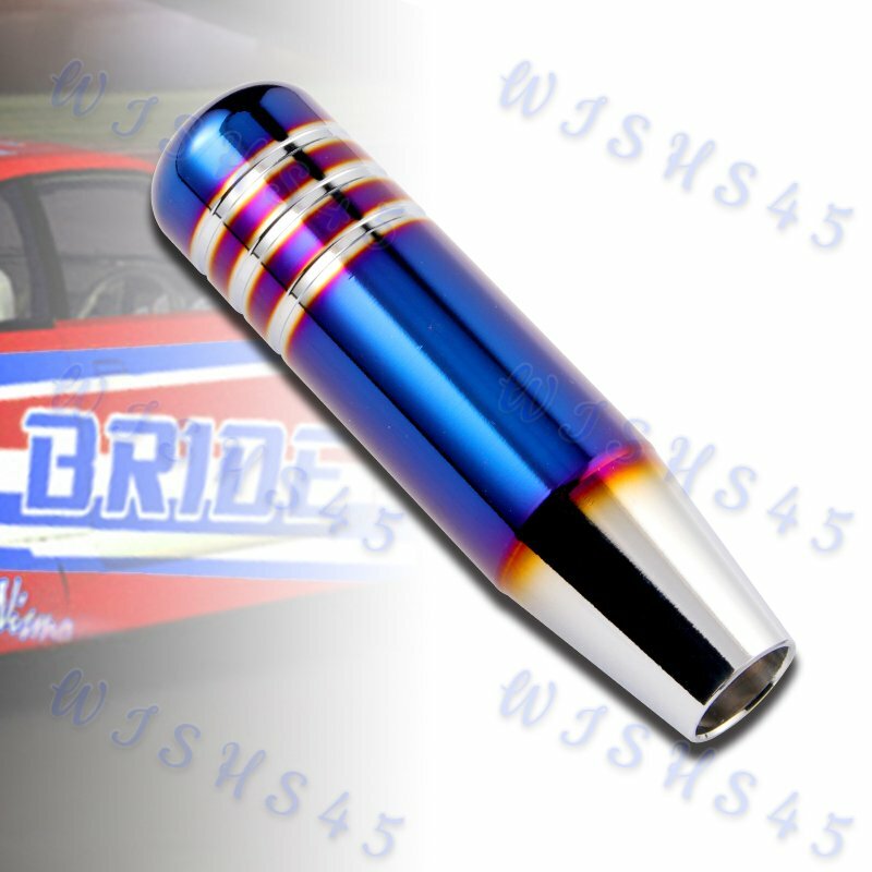 Bride Aluminum Burnt Blue Universal Gear Shift Knob Shifter Lever Head New 13CM