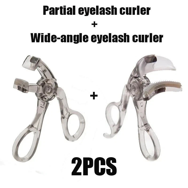 Dual Eyelash Curler with Comb Wide Curl Precision Lash Curler Tool
