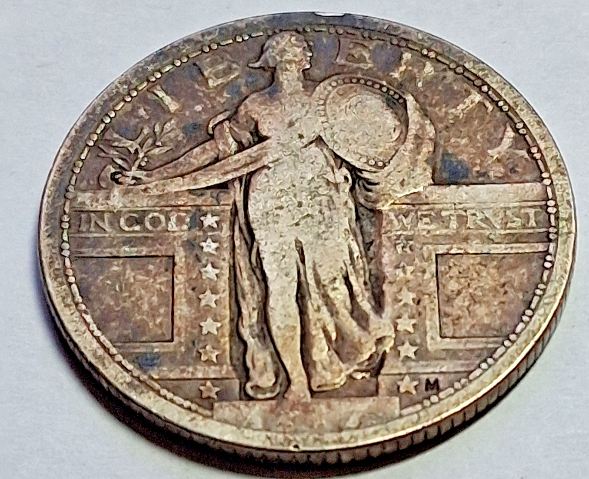1917 Type 1 Standing Liberty Quarter