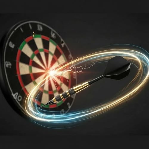 All-in-One Soft Tip Darts, 18g Complete Set with Integrated Flights That