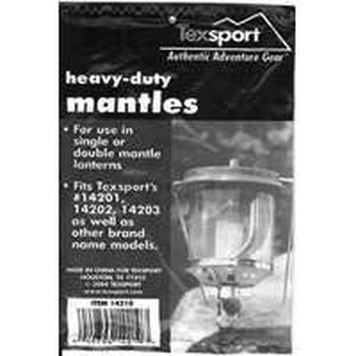 NEW LOT (10) TEXSPORT  14210 UNIVERSAL PROPANE LANTERN MANTLES 7012248