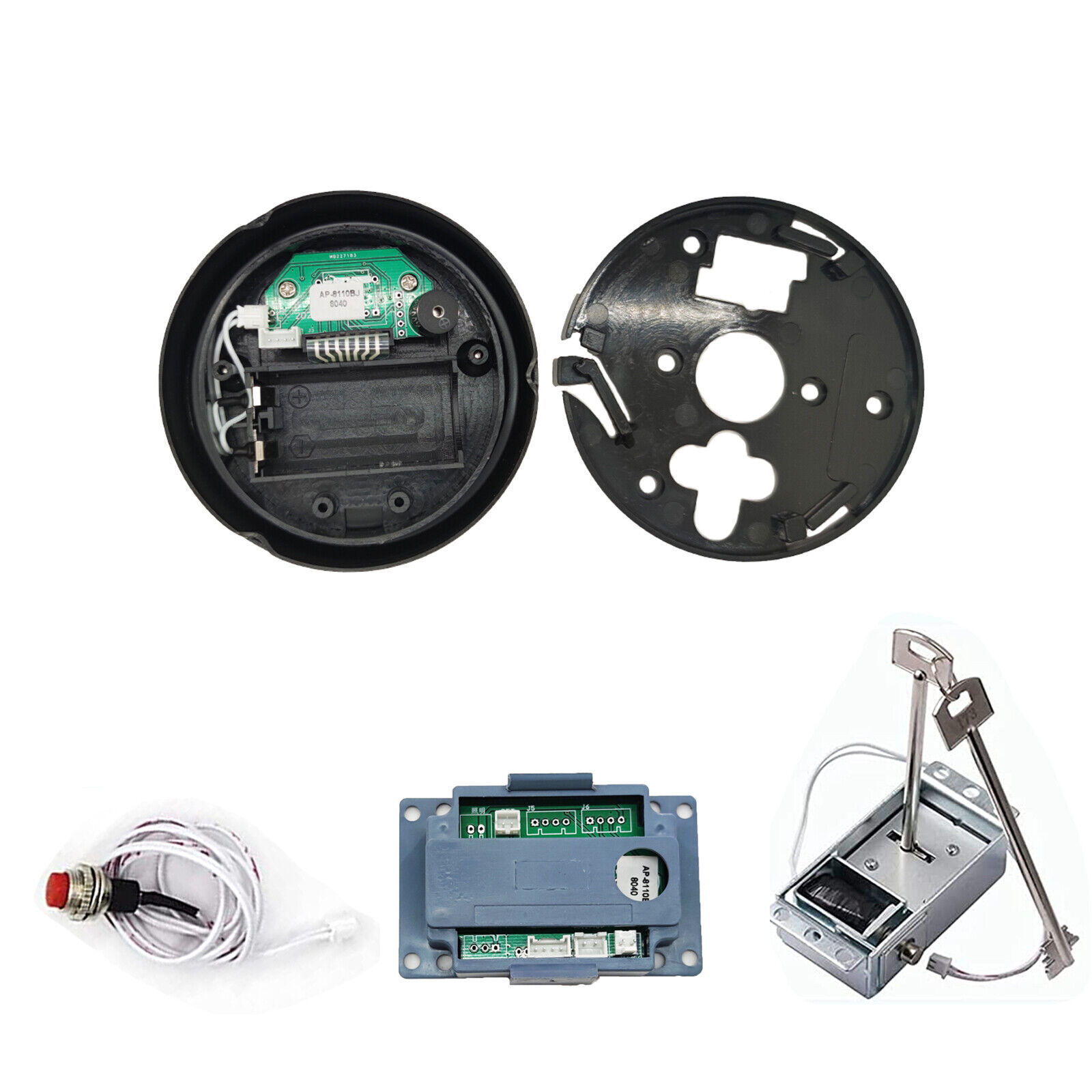 Stack-On Safe Lock Electronic Digital Safe Lock Replacement Solenoid W/ 2 Key ml