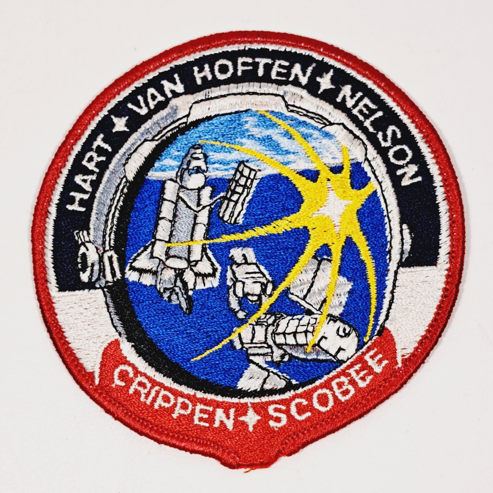 NASA Space Shuttle CHALLENGER Mission STS-41C Crew Patch
