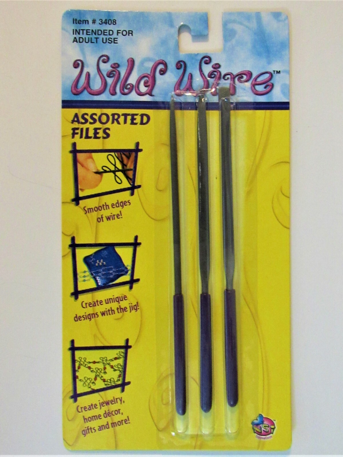 Wild Wire Assorted Files Smooth Edges of Wire Three files for Jewelry Wire *New*