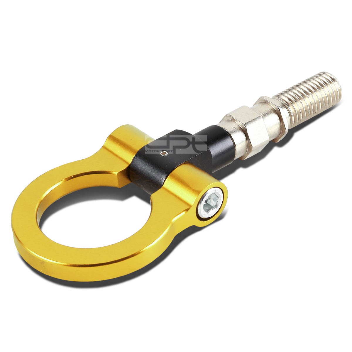 1.88"OPENING JDM JAPANESE CAR ALUMINUM GOLD RACING TOWING TOW HOOK HAULING KIT